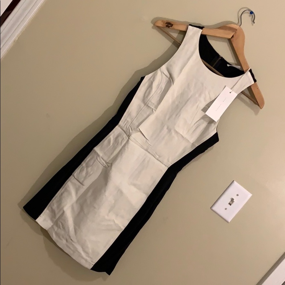 Black and white dress